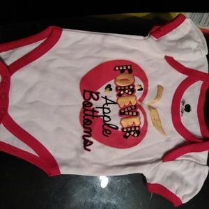 Apple bottoms onesie